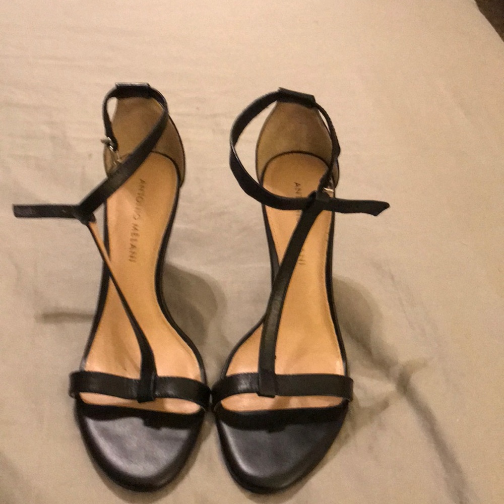 Ladies strap sandal heels